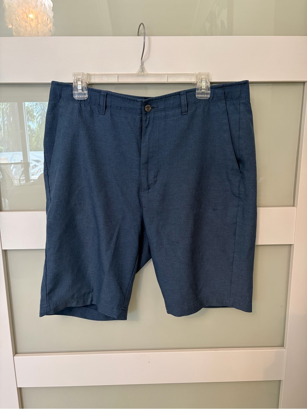 Pebble Beach Men's Dark Navy Flat Front Shorts